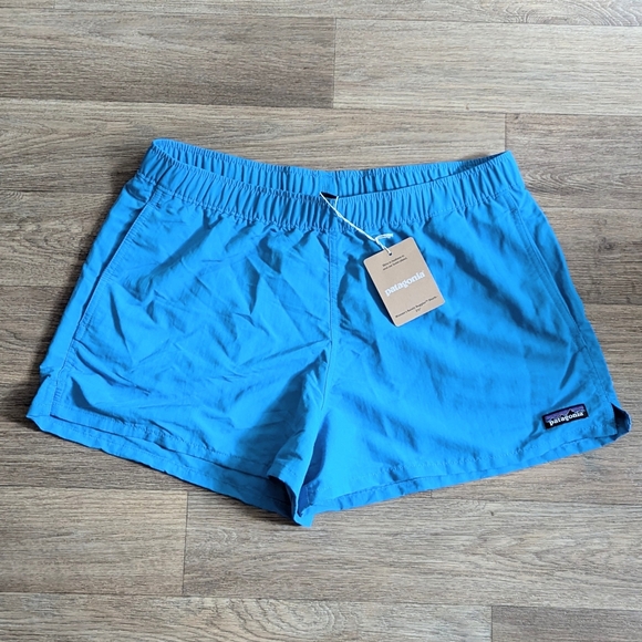 Patagonia Pants - NWT Patagonia Women Barely Baggies 2 1/2" Shorts Women Size Medium Vessel Blue